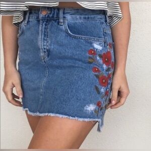 Zara Denim Mini Skirt S